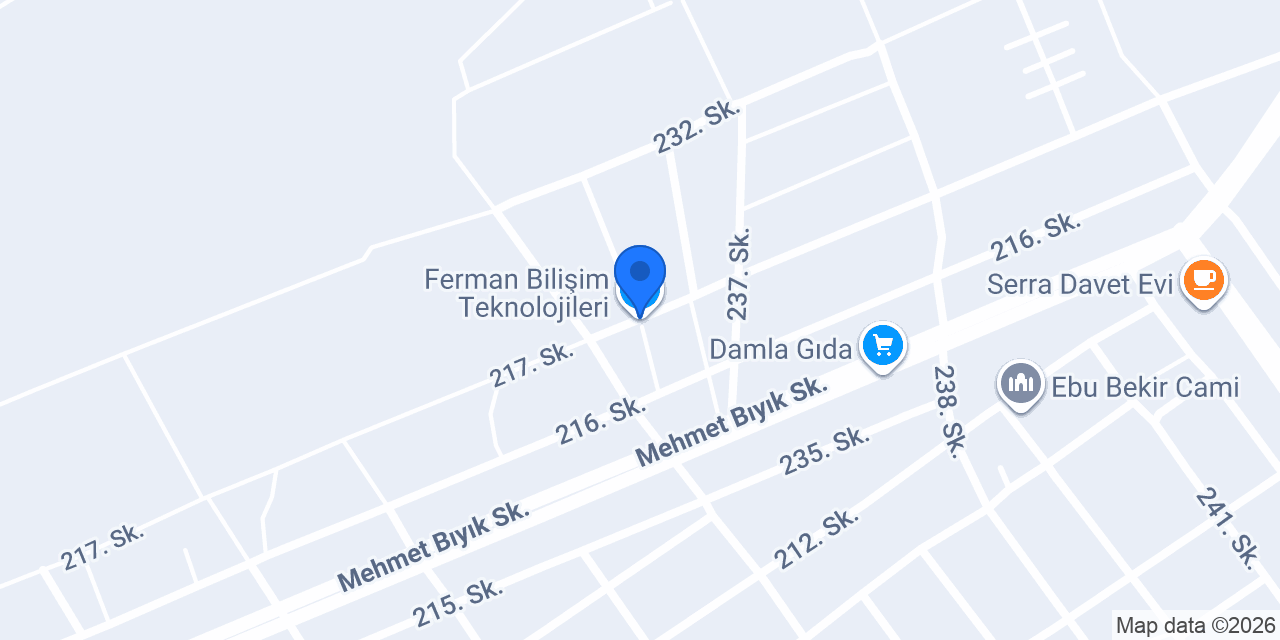 Ferman Bilişim Teknolojileri konumu