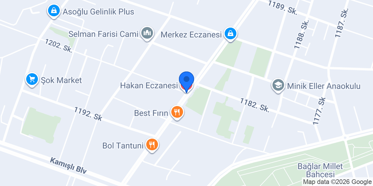 Hakan Eczanesi konumu