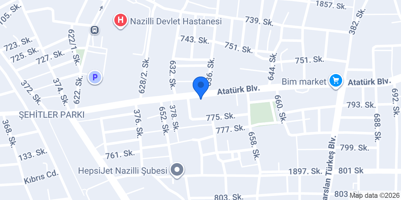 Tuay Event Organizasyon konumu