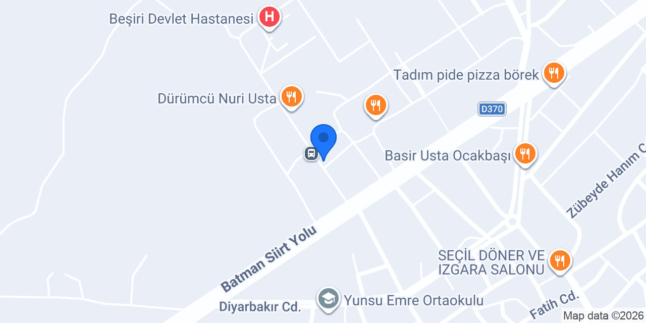 Has Lider Siirt Seyhat beşiri konumu