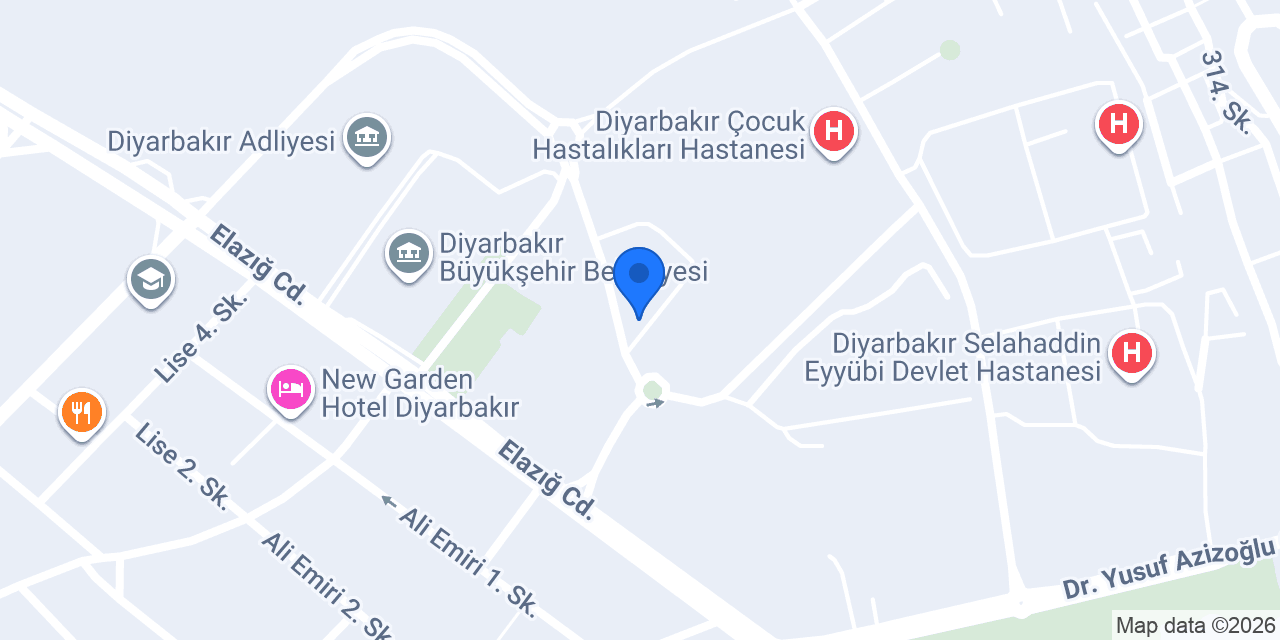 Diyarbakır Avukat - Berivan Solmaz konumu