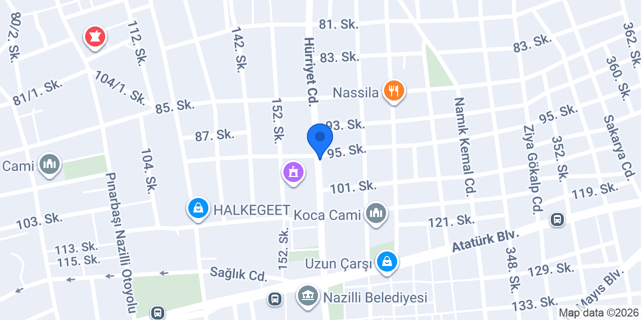 Ecem Organizasyon ve çiçek konumu
