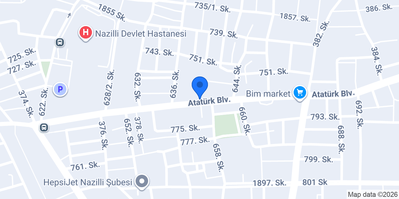 Sezer Alışveriş Merkezi konumu