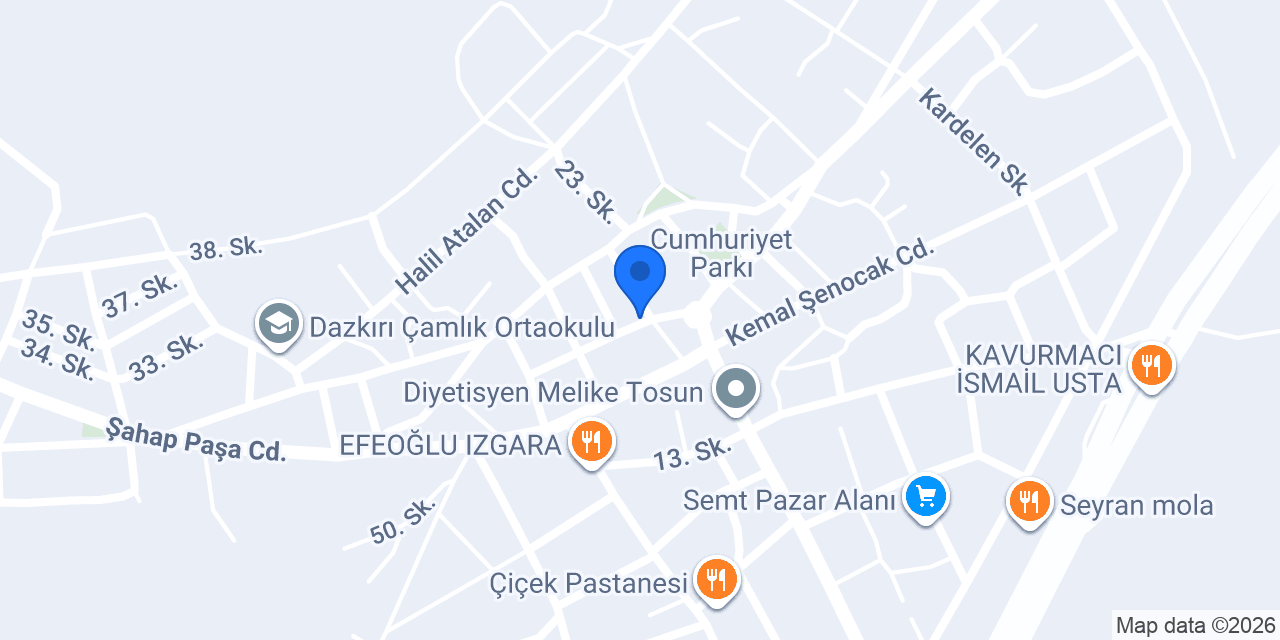 Karadağ Emlak konumu