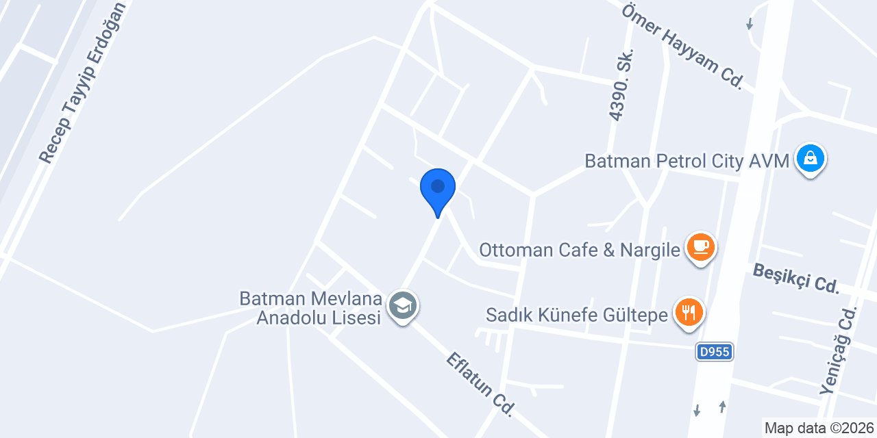 Fidan AVM 1 konumu