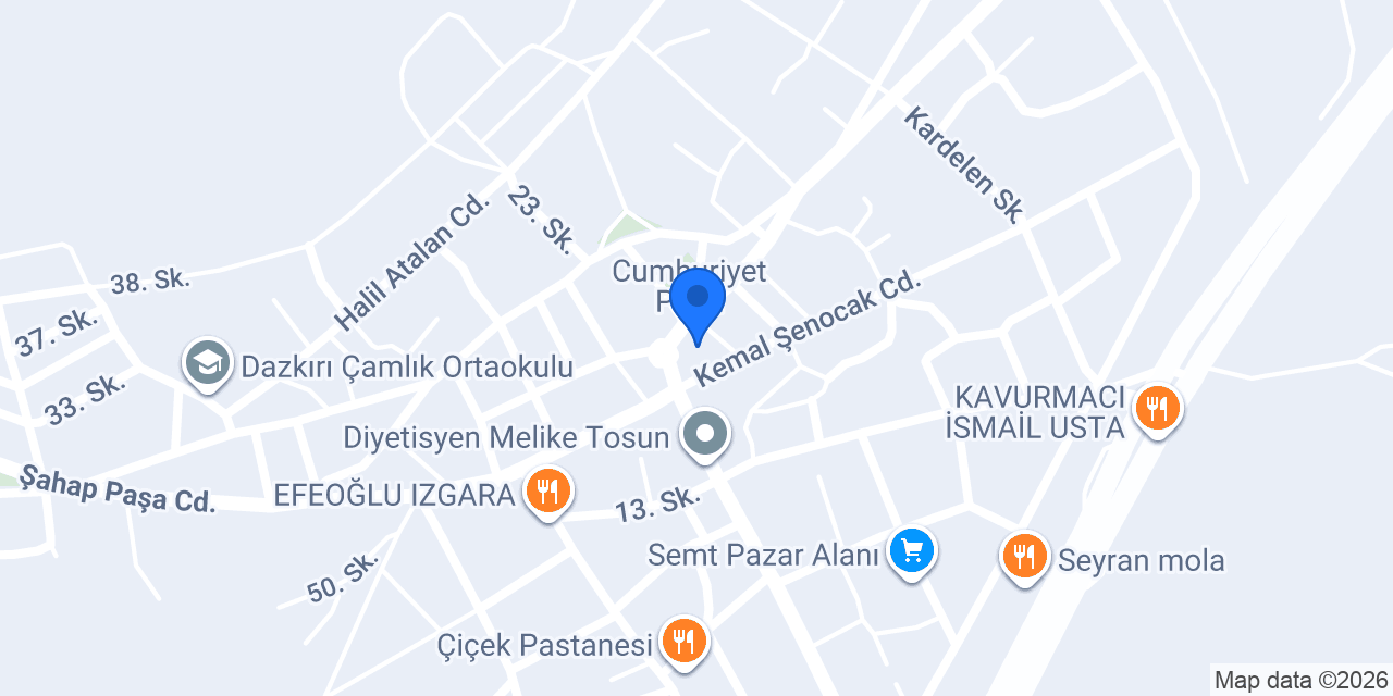 BOZDEMİR Hukuk Bürosu konumu