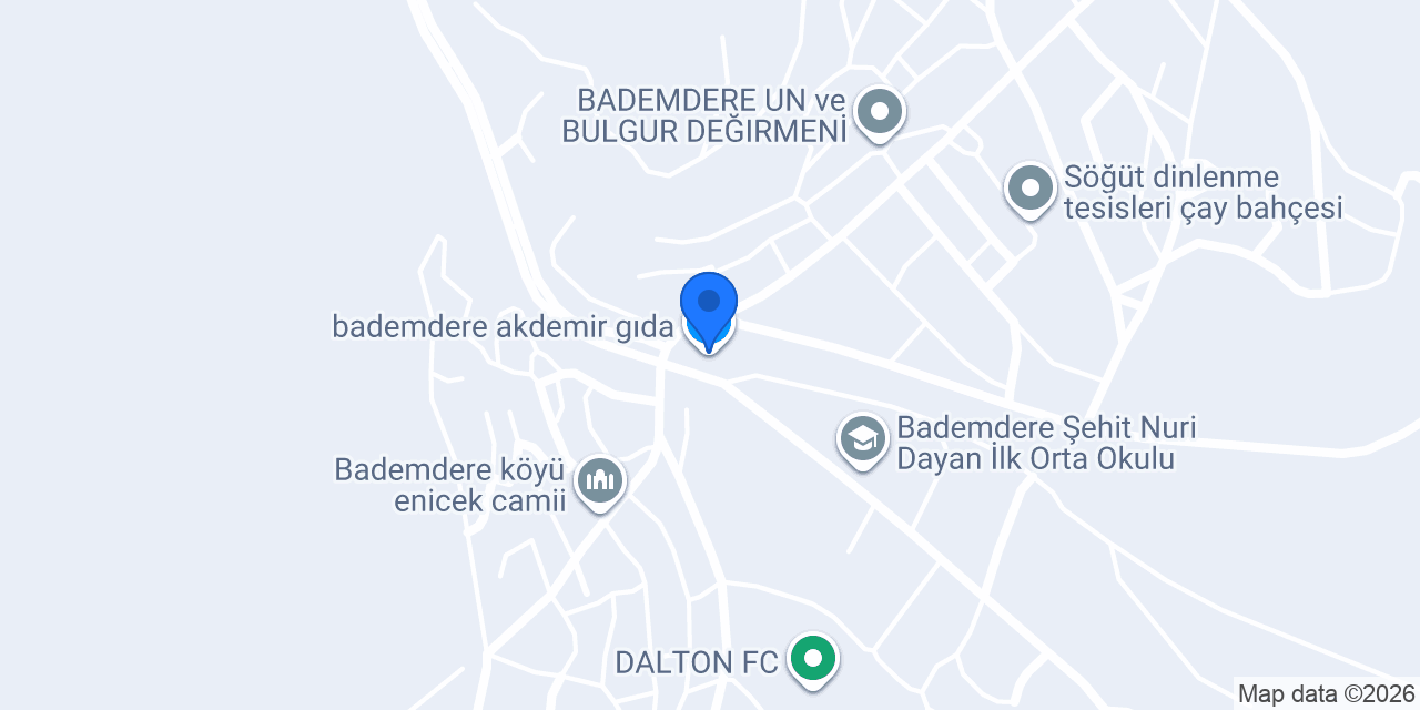 bademdere akdemir gıda konumu