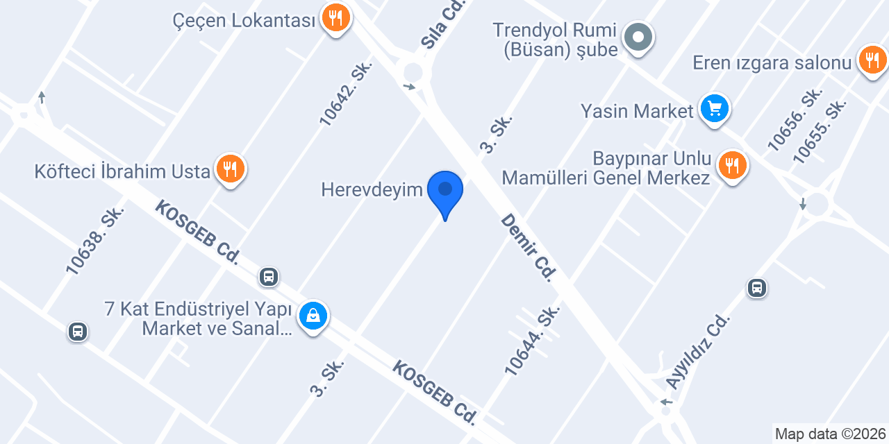 Ahi Osmanlı Hırdavat konumu