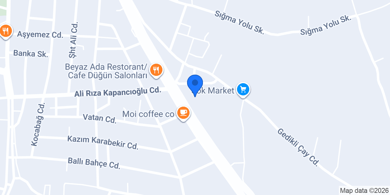 Metinoğlu inşaat ofisi konumu