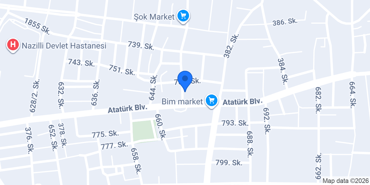 KYK Nazilli Yurt Müdürlüğü konumu