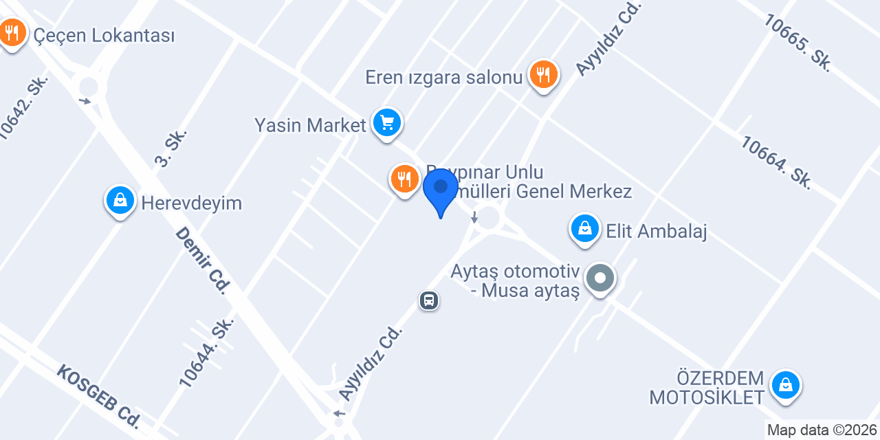 Melih Örnek İnşaat Malzemeleri, Konya Weber Bayii, Yapı Dekorasyon Malzemeleri konumu