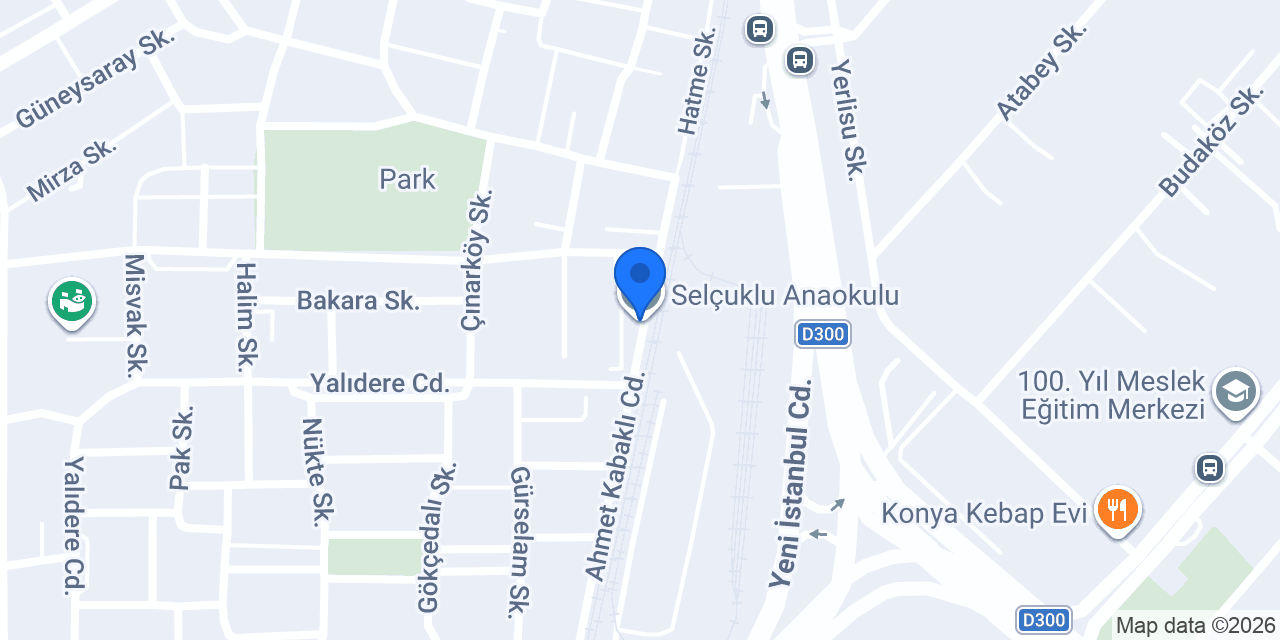 Selçuklu Anaokulu konumu