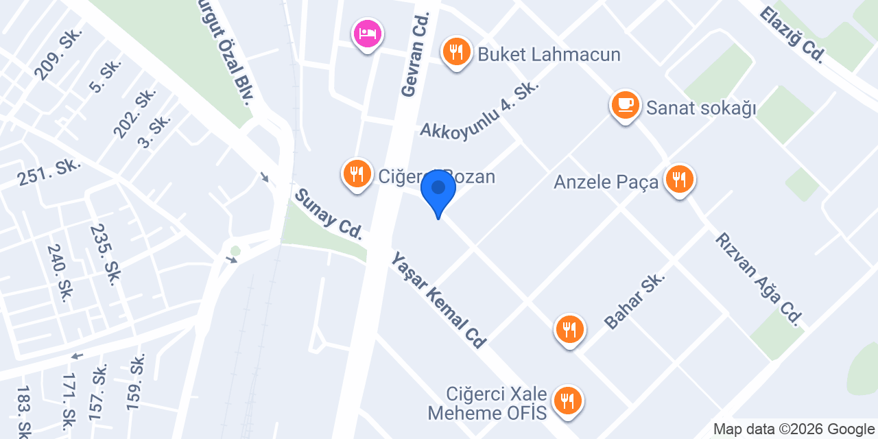 Bahane Oyuncak konumu