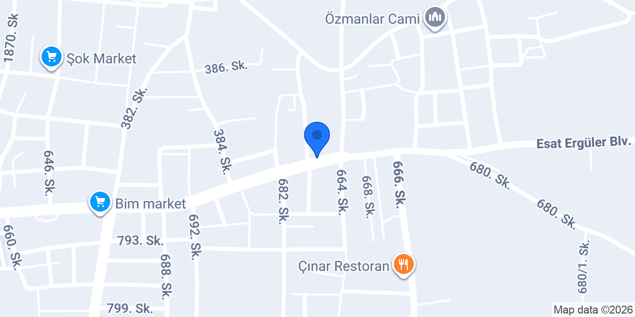Gürbüzler Mobilya konumu