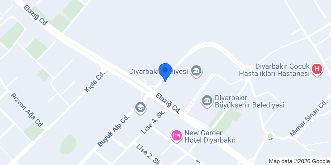 Diyarbakır Avukat - Av. Ali CAN konumu