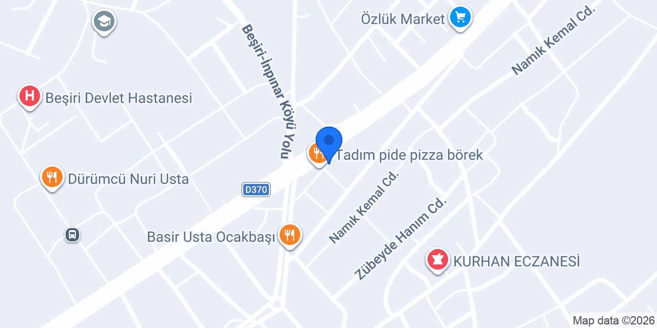 Beşiri Yem konumu