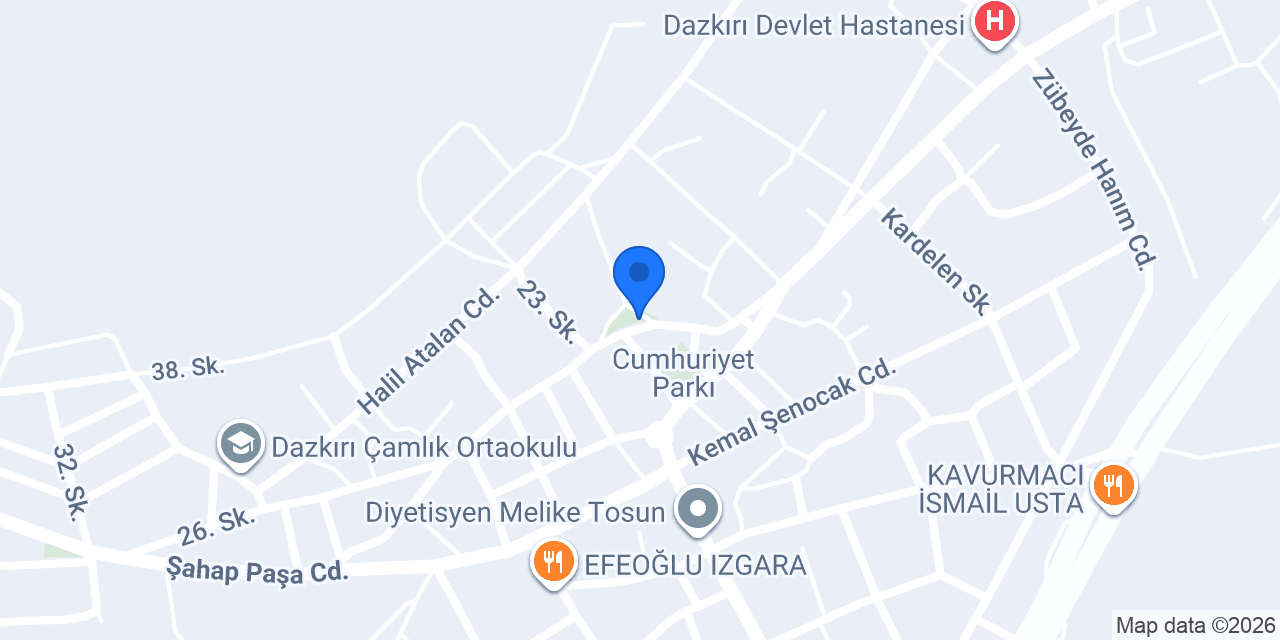 Özmemişoğlu Gıda konumu