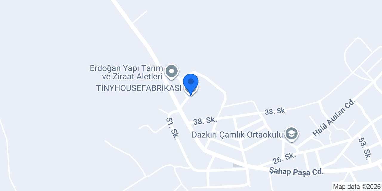 TİNYHOUSEFABRİKASI konumu