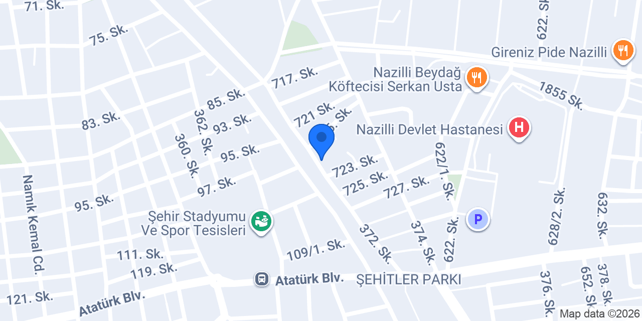 Nazilli Jet Çilingir Oto Anahtar konumu