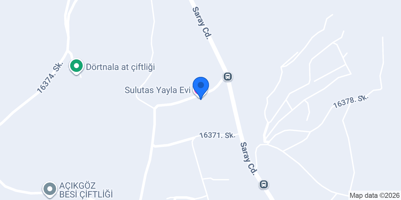 Sulutas Yayla Evi konumu