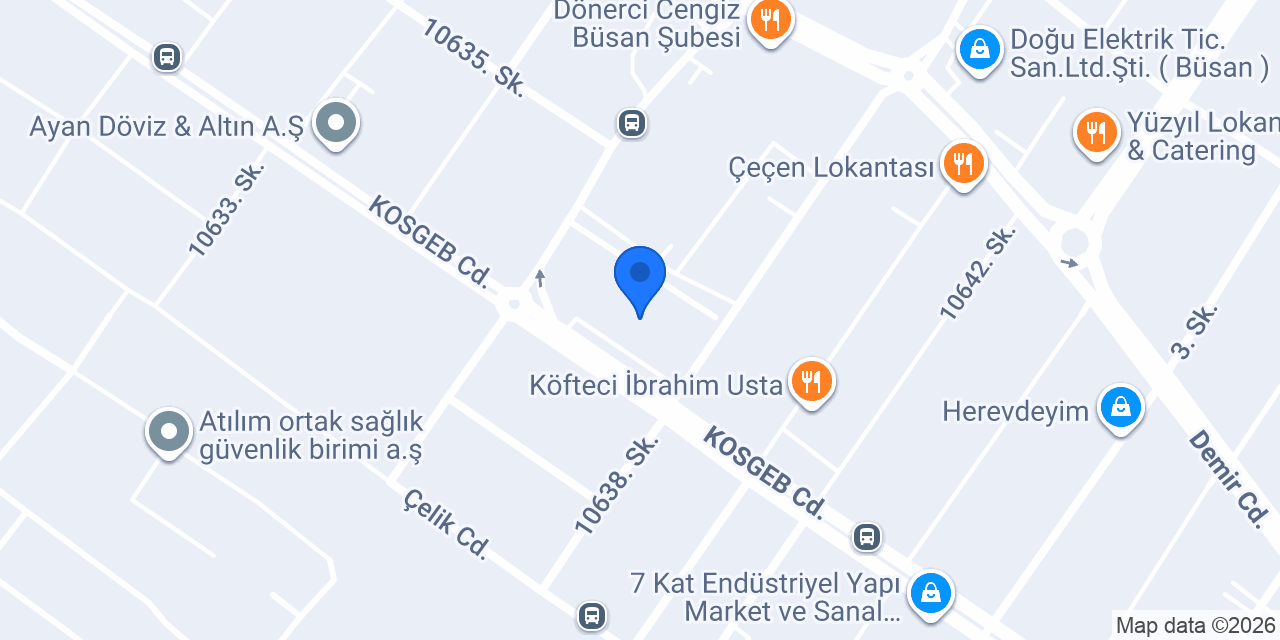 Akdeniz Cam Alüminyum . A.Ş. konumu