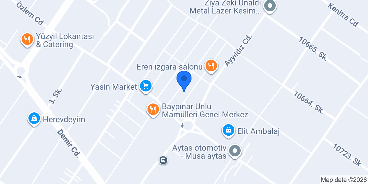 TÜRKON ÇELİK SAN.TİC.LTD konumu