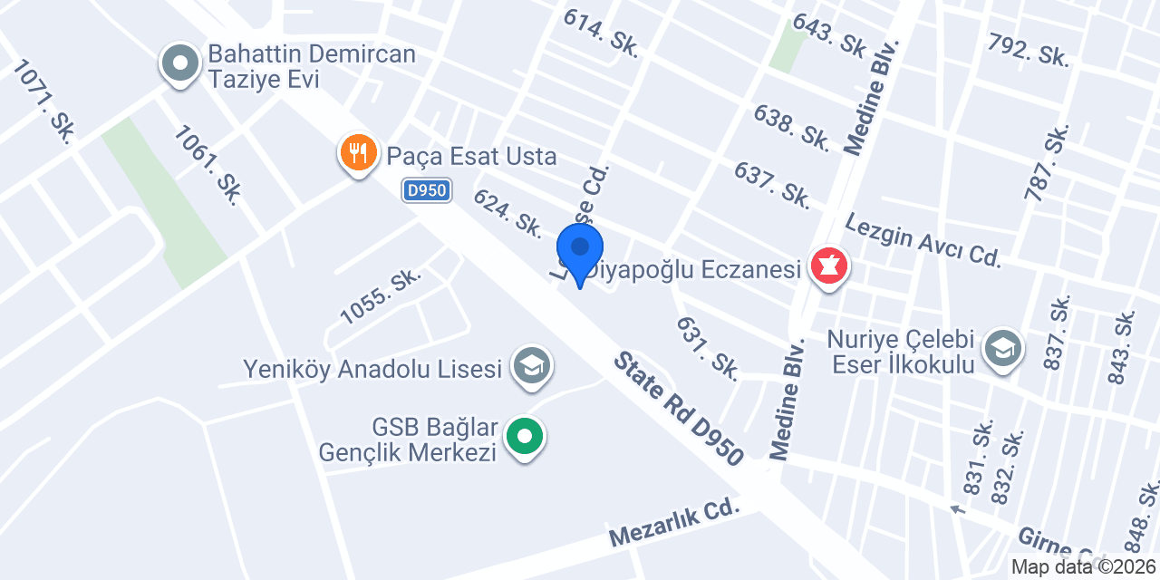 Sarmaşık Ekmek ve Ünlü Mamülleri konumu