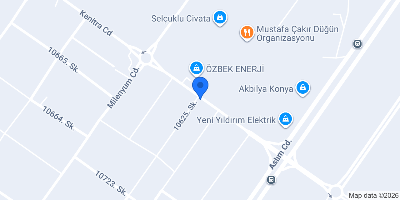 ERCAN TRANS ULUS.NAK.TİC VE SAN A.Ş. konumu
