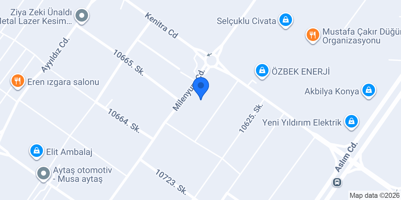 Koçakstro Endüstriyel Mutfak konumu