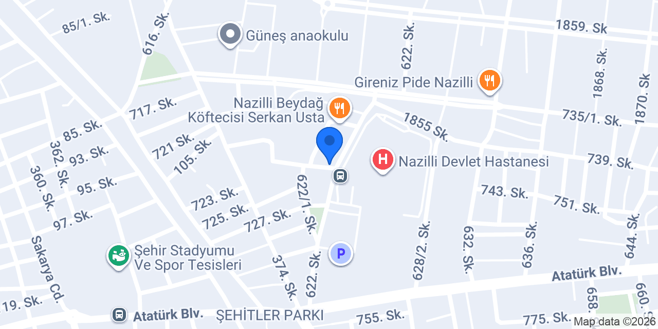 EGE OPTİK konumu