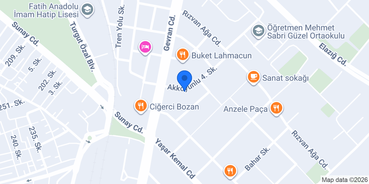 Diş Hekimi Recep Korhan konumu