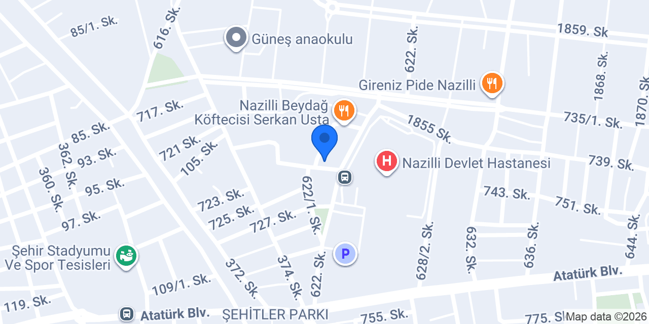Lezzet Köşem konumu