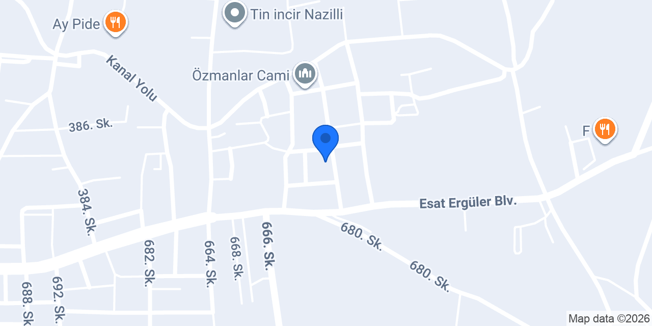 ozgemypastry Nazilli Butik Pasta konumu