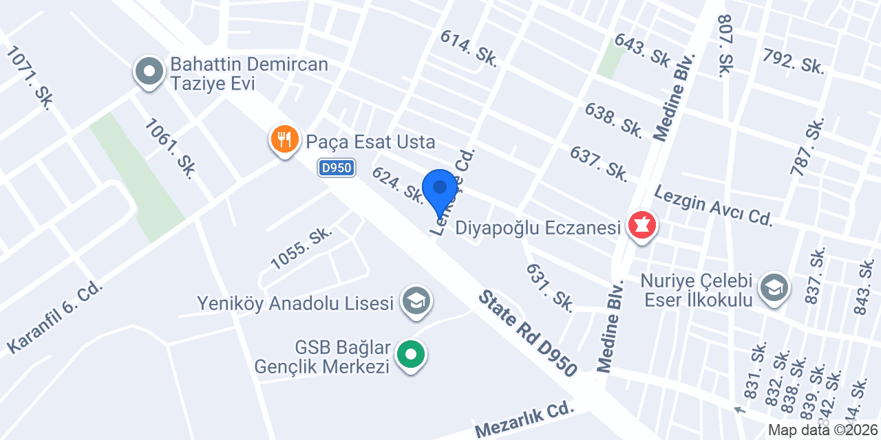 Ada oto yıkama konumu