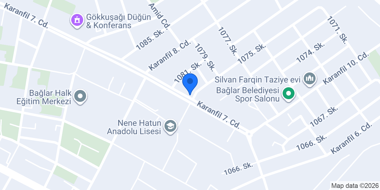 Öz Amed Yemek Fabrikası konumu