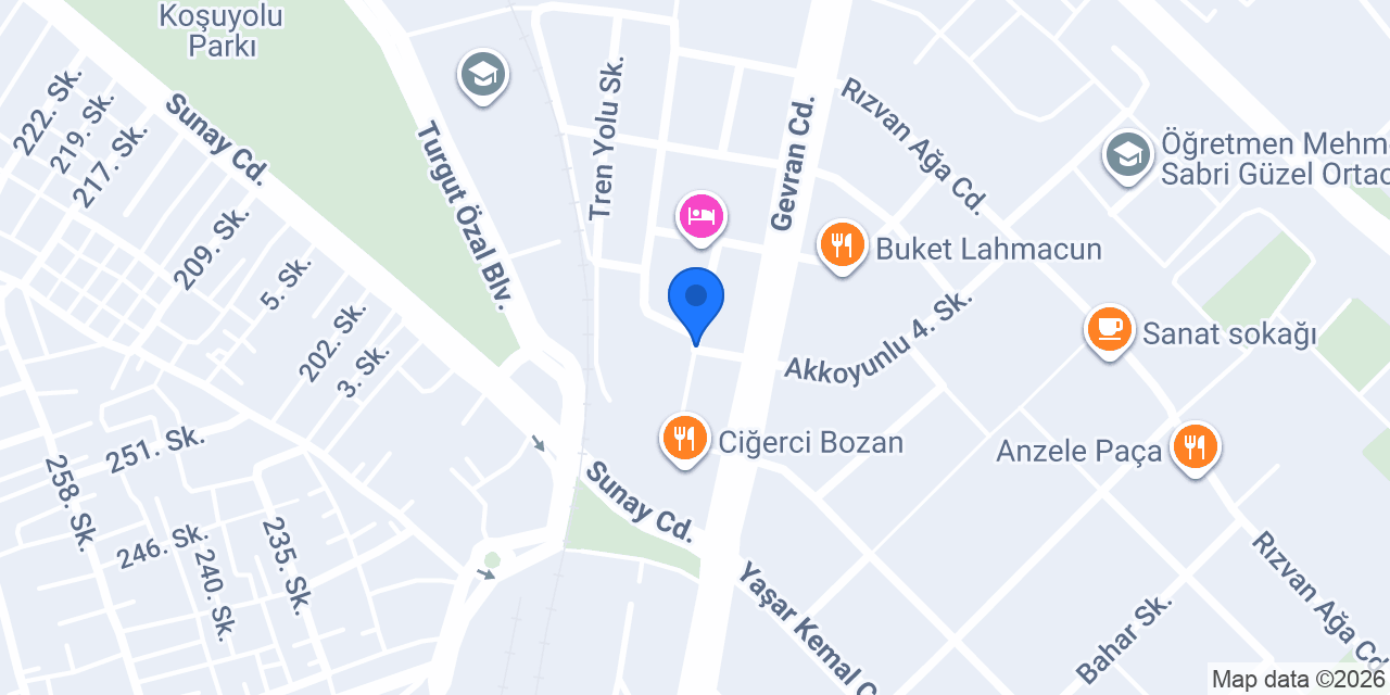 Engin Bayan Kuaför konumu