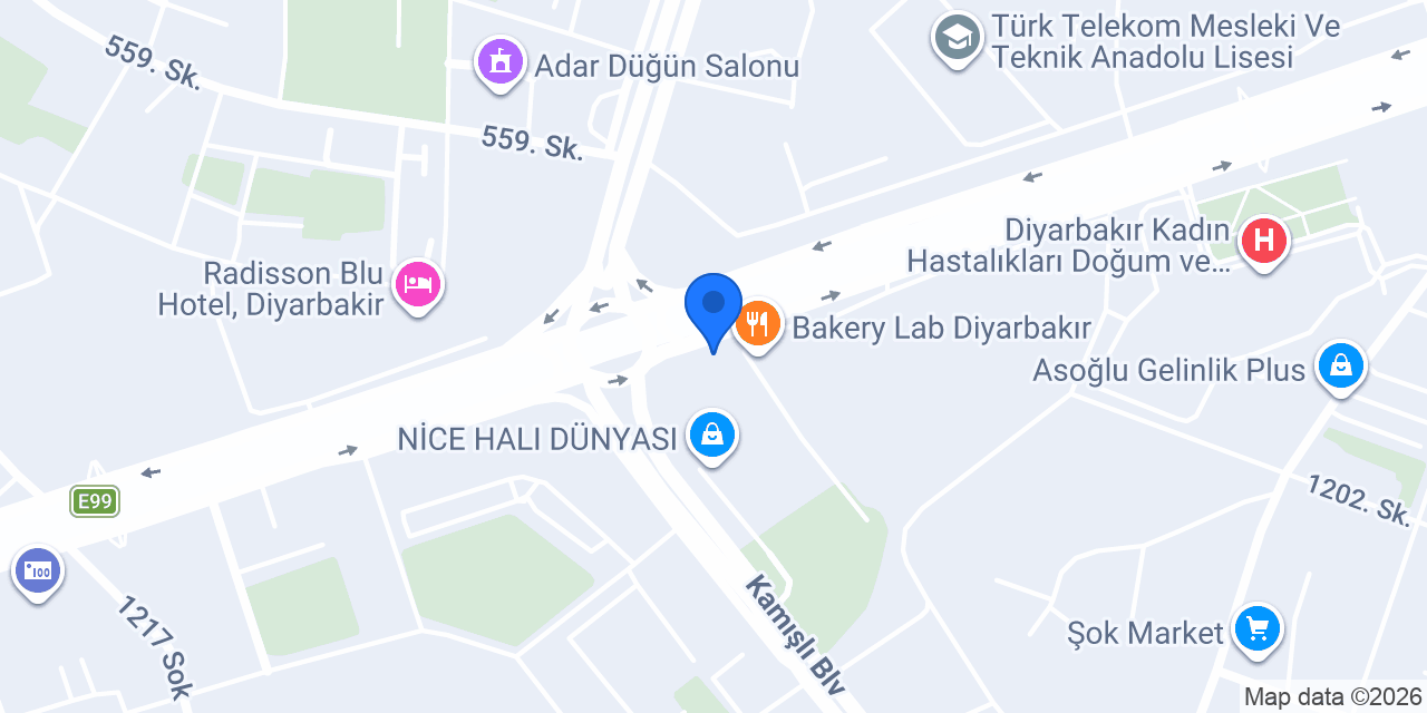 Almira masaj salonu (DİYARBAKIR) konumu