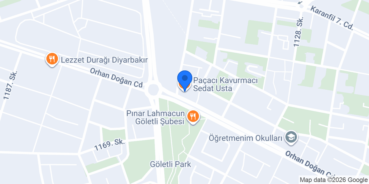 Paçacı Kavurmacı Sedat Usta konumu