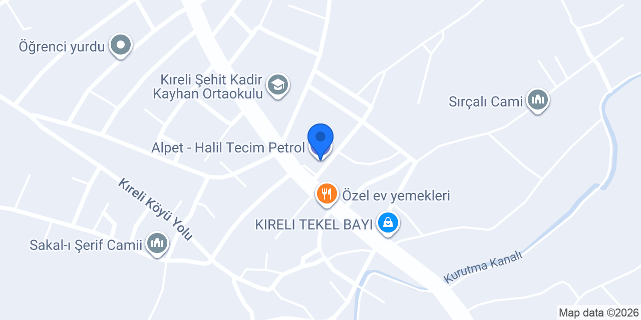 Alpet - Halil Tecim Petrol konumu