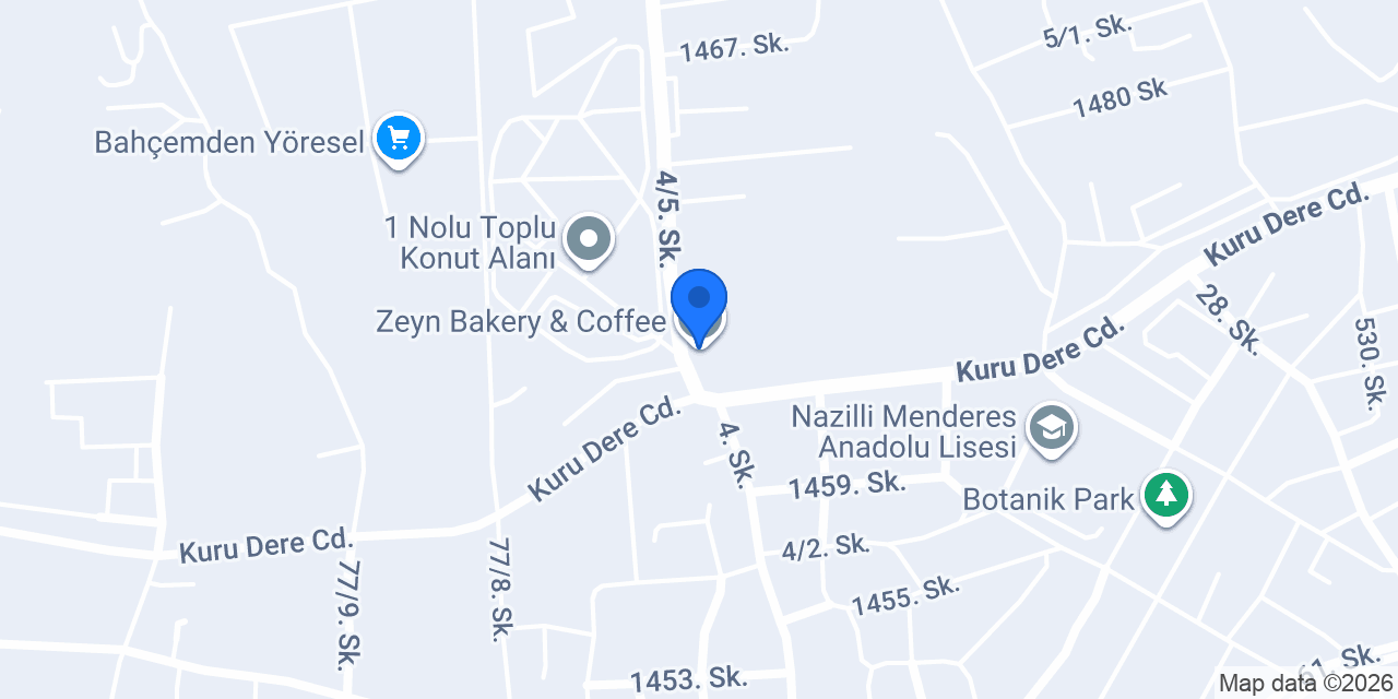 Zeyn Bakery & Coffee konumu