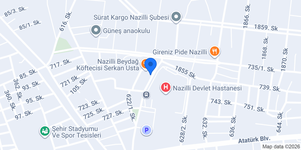 ÜLKER OPTİK konumu