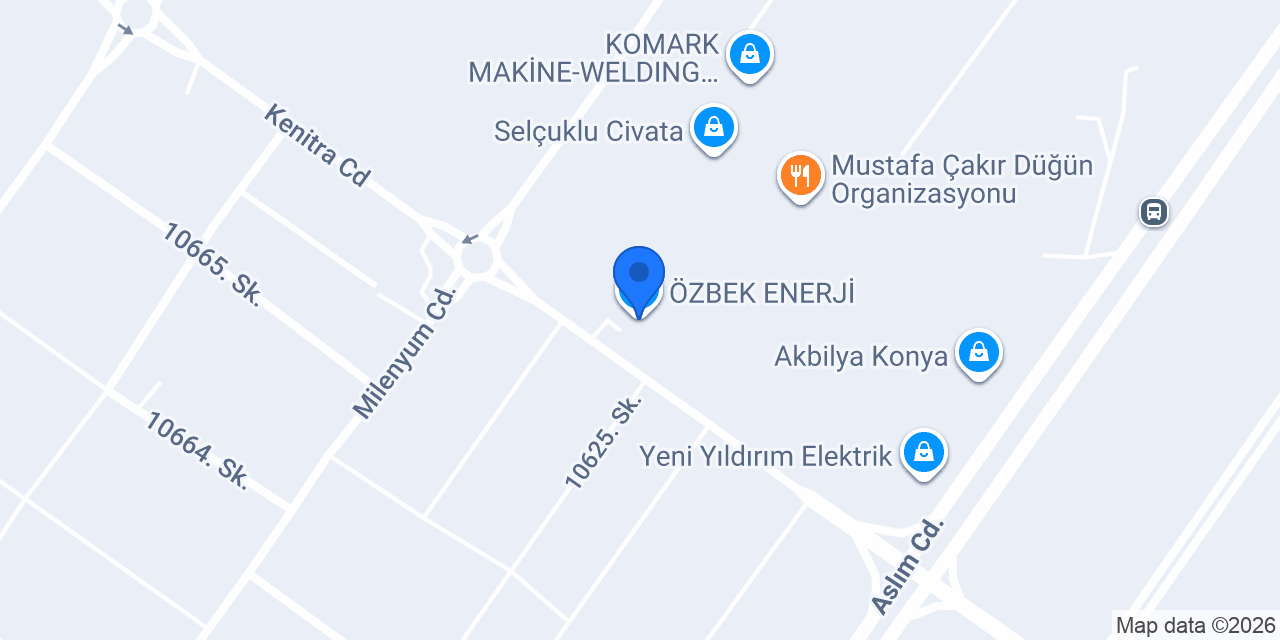 ÖZBEK ENERJİ konumu