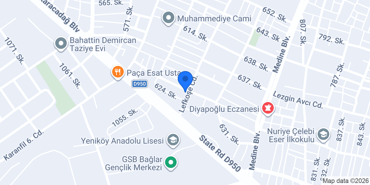KARACA TİCARET konumu