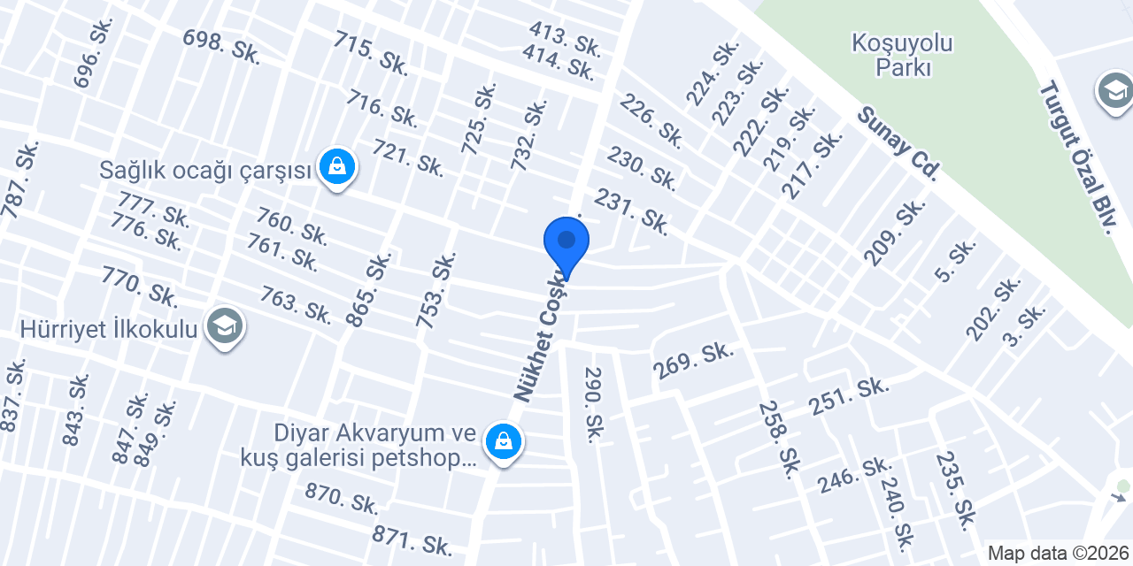 Hacıbaba Pastaneleri Bağlar Şubesi konumu