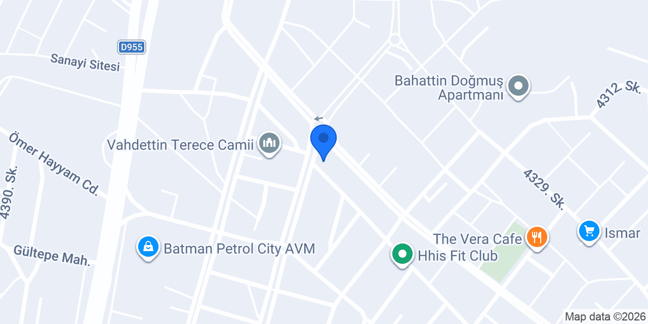 Batman Ada Halı Yıkama konumu
