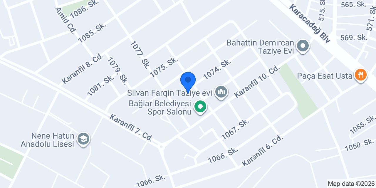 İmkb Karacadağ Ortaokulu konumu