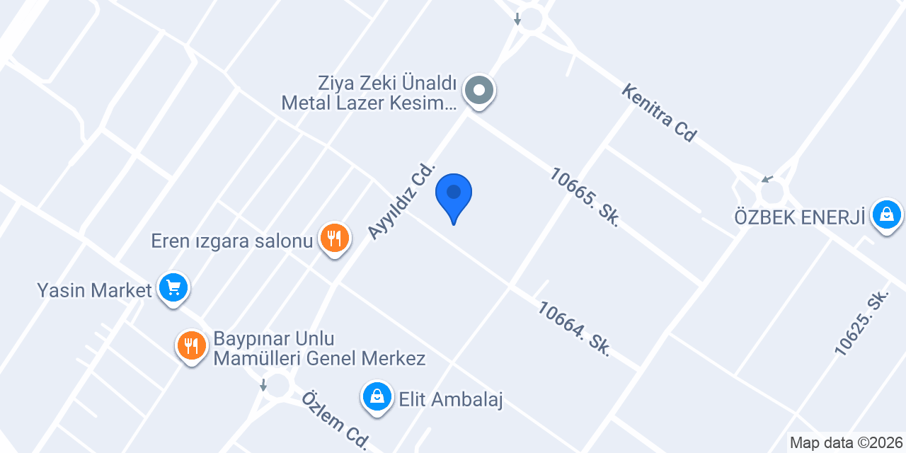 Serinler Tekstil konumu
