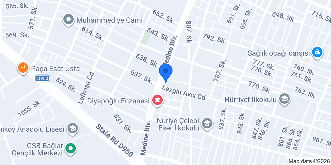 Ada Eczanesi konumu