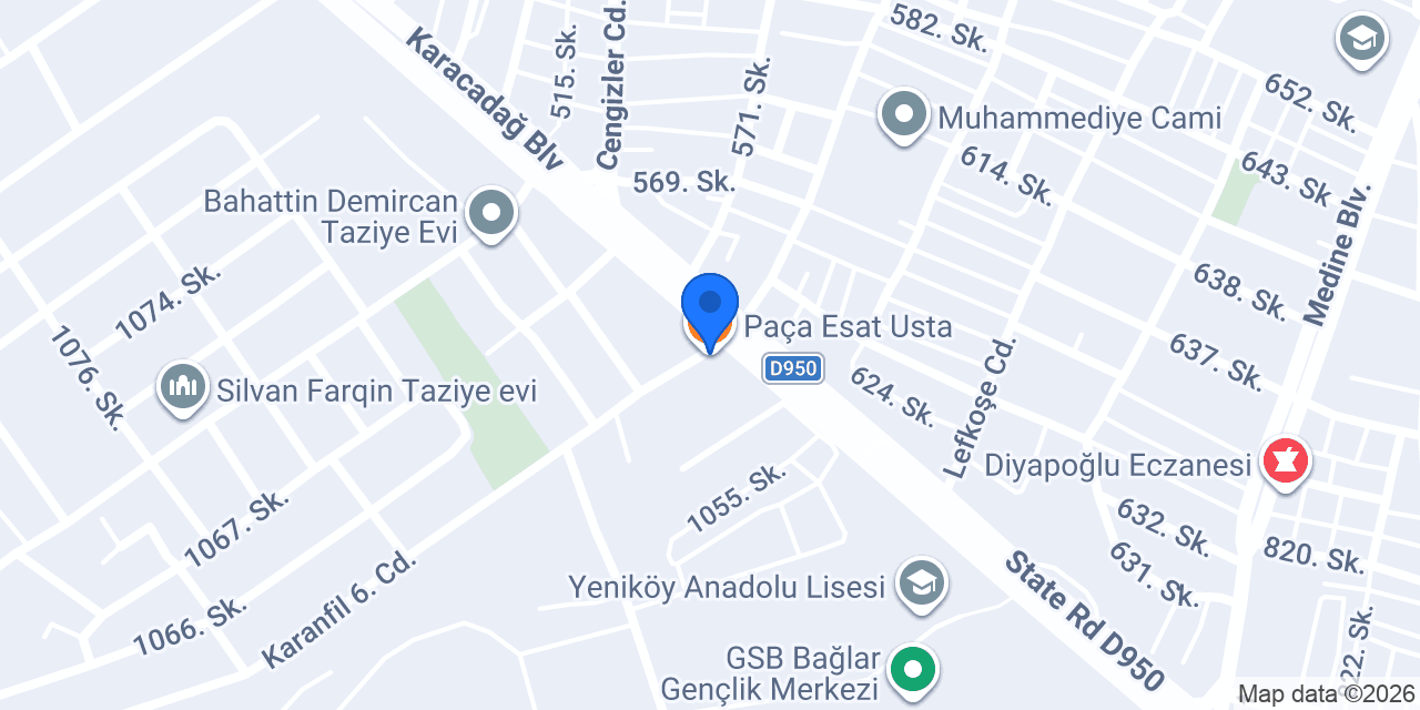 Paça Esat Usta konumu