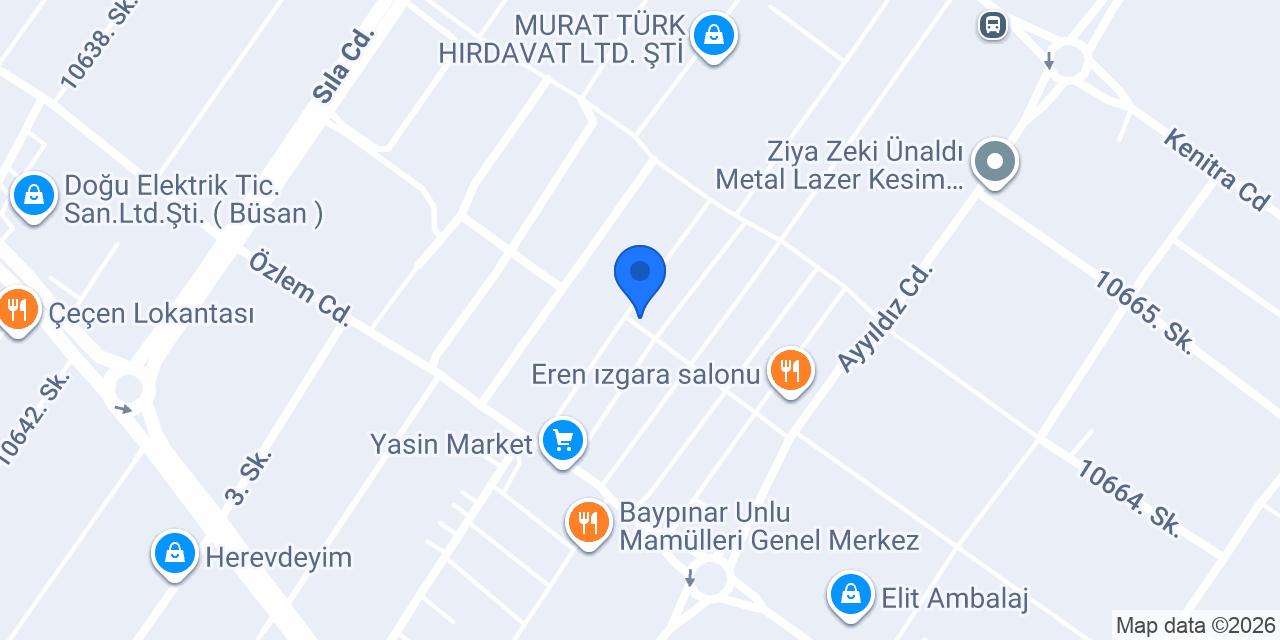 Ayaz Çelik Konstrüksiyon,çelik,konteyner,panel kaplama,makine şaseleri konumu